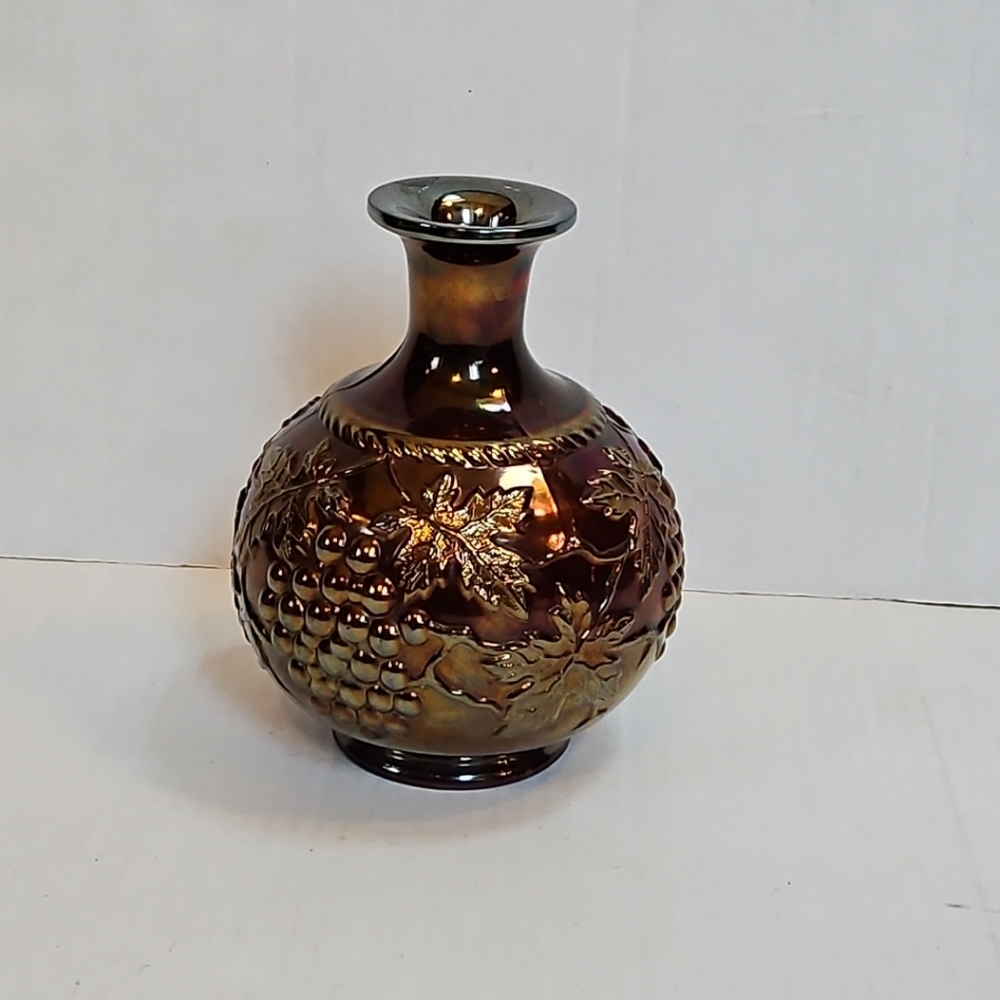 Northwood Grape and Cable Cologne Bottle, Amethyst/Purple Missing Stopper